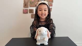 声まねをするうさぎの"たれ耳ちゃん"で遊んでみるよ🐇