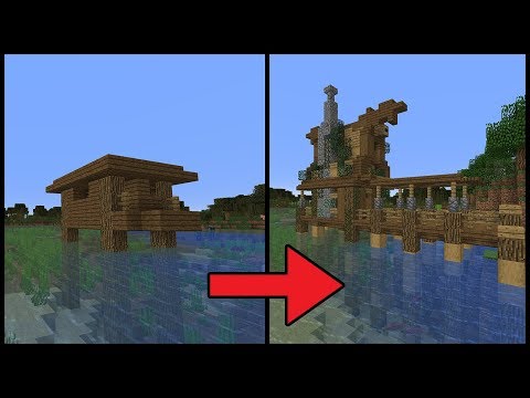 Minecraft ► Transforming a Witch Hut!!! [Minecraft 1.13 Tutorial]