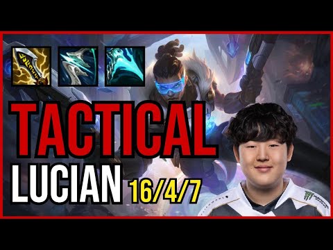 TACTICAL - LUCIAN vs. EZREAL ADC | NA RANKED | PATCH 11.1