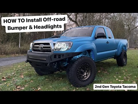 HOW TO Install an Off Road Bumper - 2nd Gen Toyota Tacoma (2005-15)