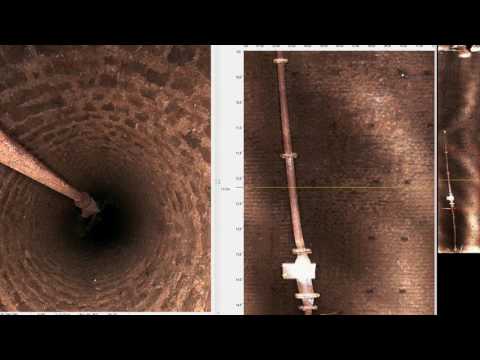 Blick in den Brunnenschacht