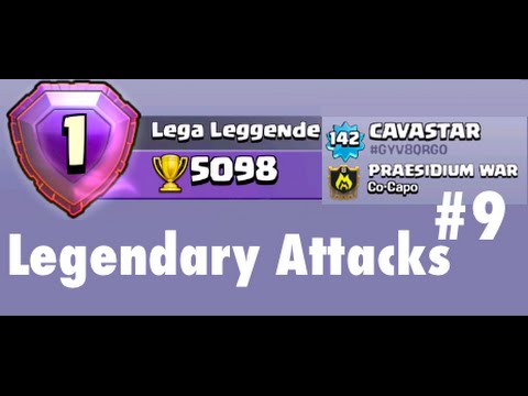 Clash of Clans - Legendary Attacks #9 NUOVO RECORD YouTube ITALIA?