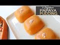 3 Ingredient No Cooking Papaya Pudding | Simple Easy Dessert Recipe