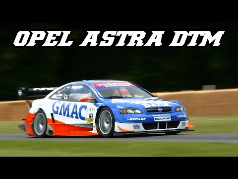 Opel Astra V8 Coupé DTM - flyby's and walkaround