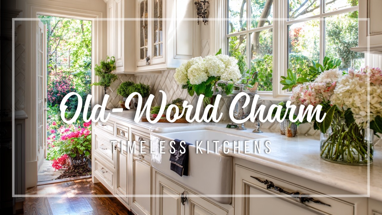 Old-World Charm Meets Modern Living in These Traditional Kitchen Design Ideas