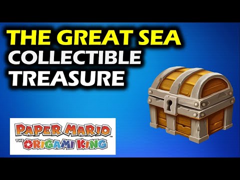 The Great Sea: All Collectible Treasure Chest Locations | Paper Mario The Origami King Walkthrough