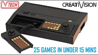 25 VTech CreatiVision Games In Under 15 Minutes