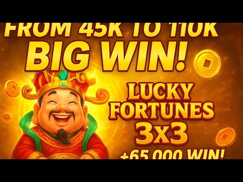  The Life changer Game INSANE BIG WIN! From 45K to 110K 💰 | Lucky Fortunes 3x3 HUGE WIN!”