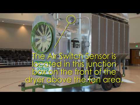 Sukup Dryer Faults - Air Switch Sensor