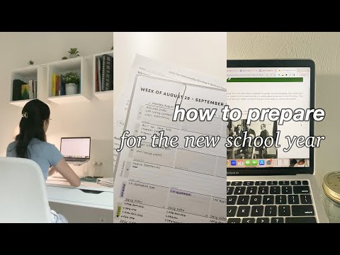 how to prepare for new school year 📓🎧 back to school