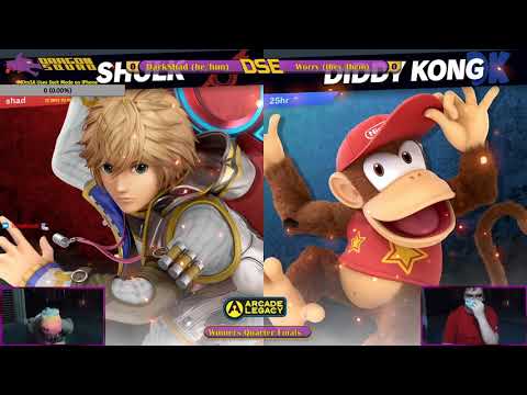Darkshad (Shulk) vs Worry (Diddy Kong/Sephiroth) Arcade Legacy 65 Winners Quarters