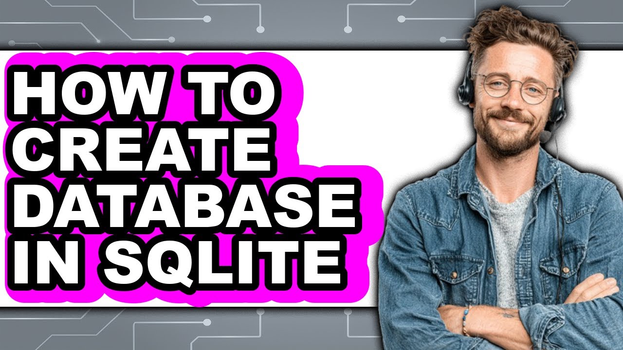 How to Create Database in Sqlite (only Way)