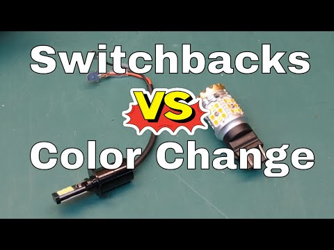 Switchbacks VS Dual Color Changing LED automotive light bulbs, How do they work?  Any Differences?