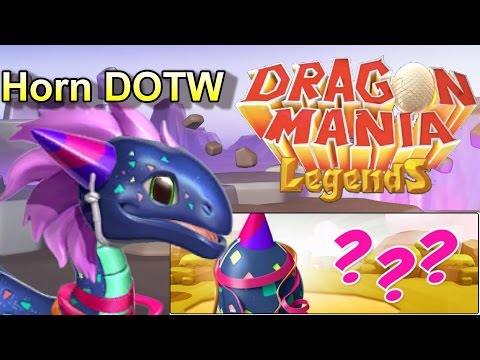 HORN Dragon of the Week [Breeding Guide] - Dragon Mania Legends (26th -2nd Jan)