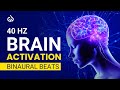 40 Hz Brain Activation Binaural Beats Activate 100 Of Your Brain Gamma Waves