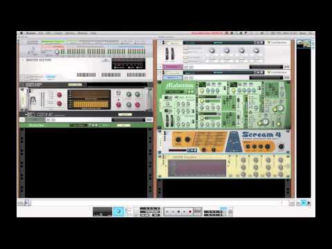 Simple Skrillex Growl Bass Synth Tutorial [Reason]