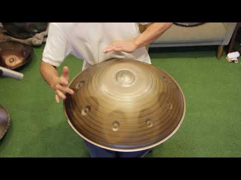 【ハンドパン販売】EchoSoundSculpture The Asachan Limited Edition / D Krud(AnnaZiska)(9音) 試奏１