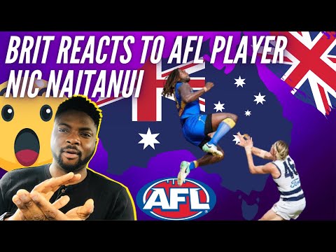 🇬🇧  BRITISH Rugby Union Fan Reacts To AFL Player Nic Naitanui - Crazy Vertical For A Big Lad!