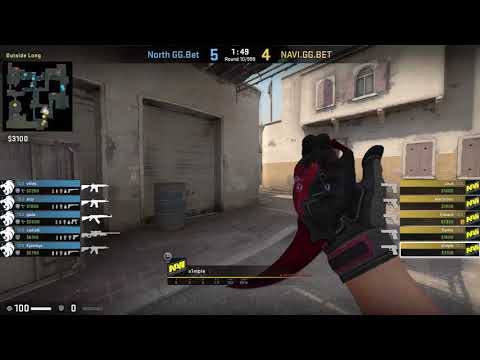 CS:GO POV Na'Vi s1mple (30/20) vs North | de_dust2 @ESL Pro League Season 8 Europe