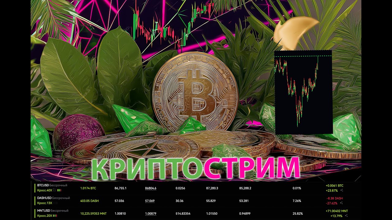 КРИПТО ПРЯМОЙ ЭФИРИУМ 🟢 V-ОБРАЗНЫЙ РАЗВОРОТ РЫНКА