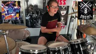 BLUE SASHES - THE SCREAMING JETS 11 YEAR OLD DRUMMER