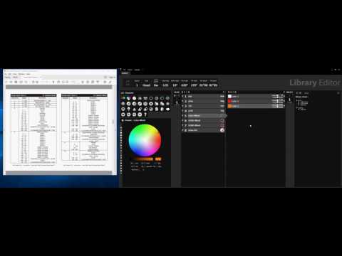 Scan Library Editor; Making moving head spot profiles.