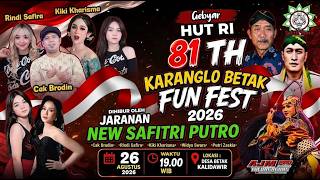 Download lagu Live Jaranan NEW SAFITRI PUTRO Ft Brodin & Rindi Safira || Karanglo Betak FunFest 2026 ● AJM AUDIO mp3