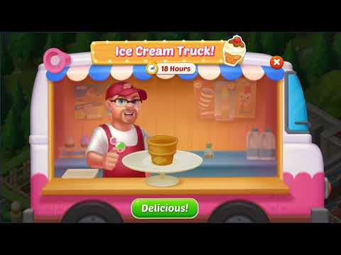 Ice Cream Truck - Matchington Mansion Level 910 - 914 | match 3 gameplay