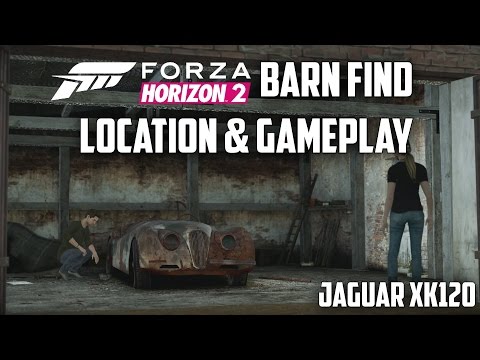 Forza Horizon 2 - Jaguar XK 120 SE - Location & Gameplay (Barn Find)