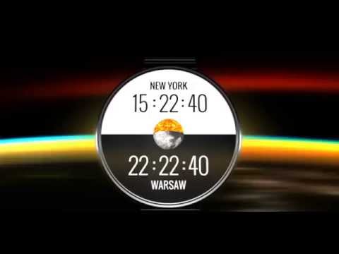 Time Zones - Watch Face Video