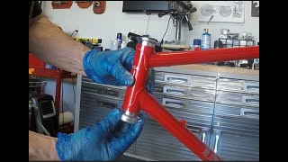 How to install a headset on a vintage road bike