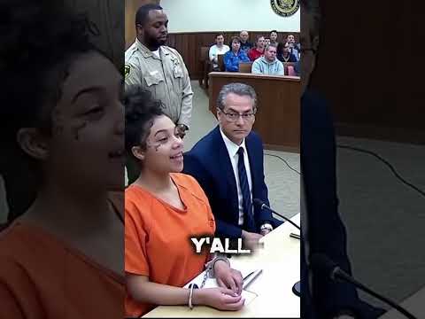 woman gets sentenced to 120 years in prison and laughs about it #sentences #court #prison