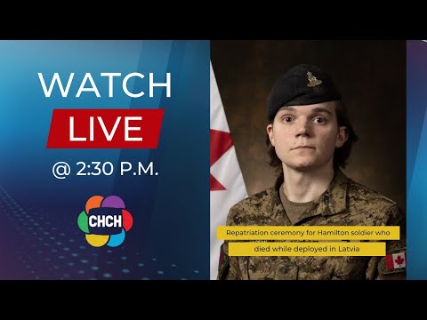 Repatriation ceremony at 2:30 p.m. for Hamilton soldier who died while deployed in Latvia