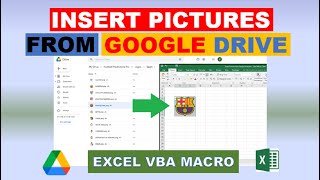 Insert Picture From Google Drive Excel VBA Macro