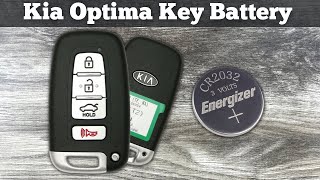How To Replace 2011 - 2013 Kia Optima Key Fob Battery - Change Replacement Remote Batteries