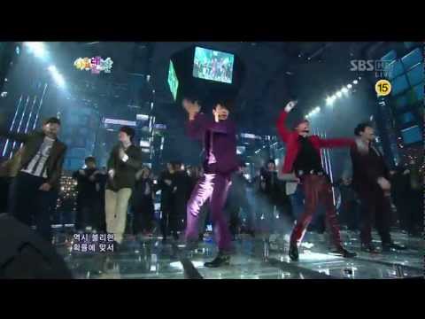 Super Junior [Sexy, Free & Single] @SBS 2012 가요 대전 The Color of K-pop 20121229