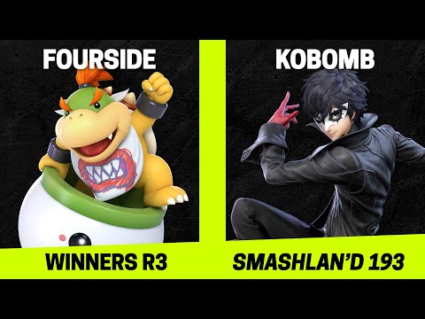 SmashLAN'd 193 Winners R3 - fourside (Bowser Jr.) vs Kobomb (Joker) - SSBU Tournament