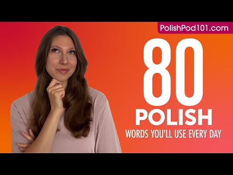 80 Polish Words You'll Use Every Day - Basic Vocabulary #48