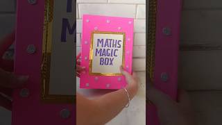 Math magic box, math tlm for primary school... #diy