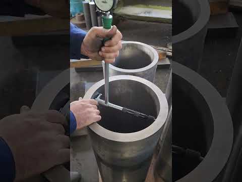 cylinder liner inside bore dimension check using Bore gauge #shorts