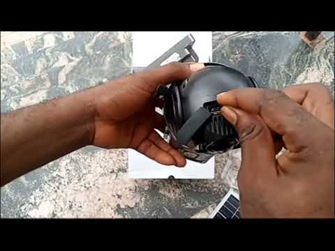 How to Insert SIM Card & Memory Card in a 4G Dual Lens Solar CCTV Camera. V380 pro app camera.