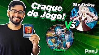 Análise de Replay - Maliss vs Sky Striker - YuGiOh! TCG