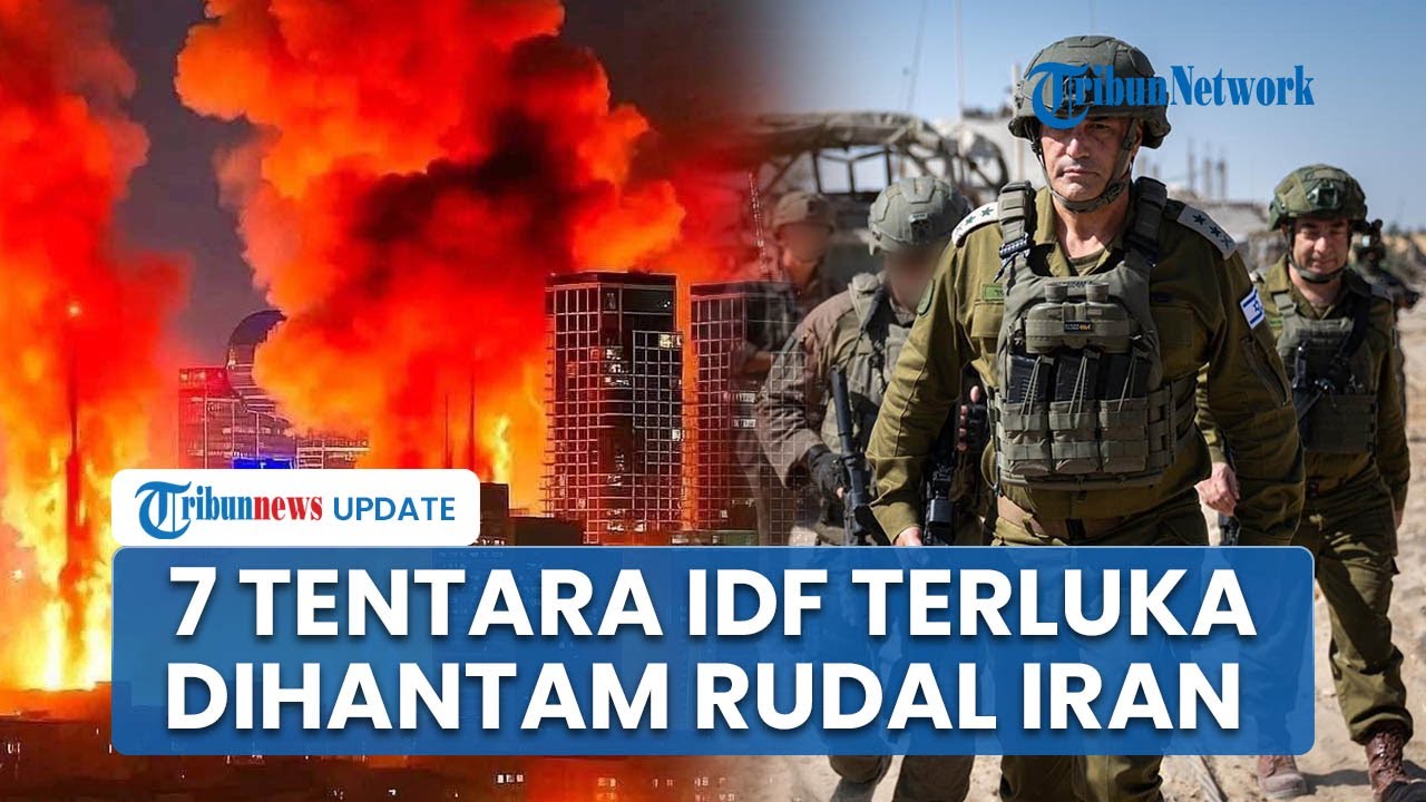 IDF Panik Rudal Ganas Iran Hantam Israel Tengah, 7 Tentara Dilaporkan Luka-luka & Dievakuasi ke RS