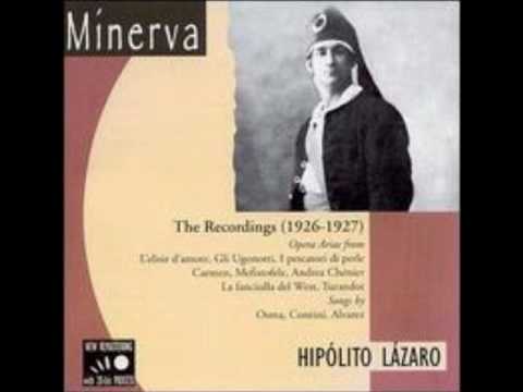 Hipólito Lázaro - Les Huguenots "Bianca al par"