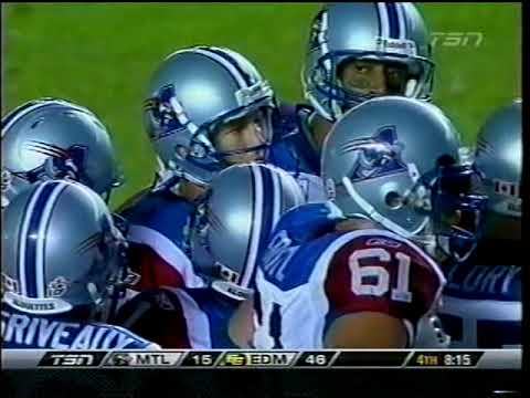 CFL 2007 MONTREAL ALOUETTES AT EDMONTON ESKIMOS