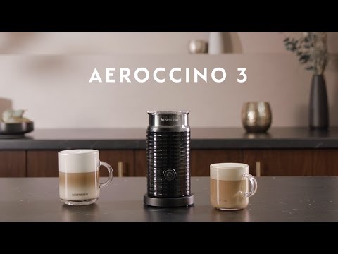 Nespresso Aeroccino 3 Milk Frother Black video