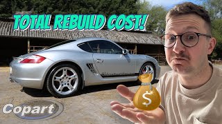 Rebuilding a Copart salvage car, Is it profitable?  Total cost for this Cat N Porsche Cayman S 987.