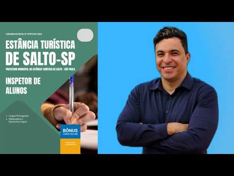 Apostila Concurso Prefeitura de Salto-SP 2026 - Inspetor de Alunos