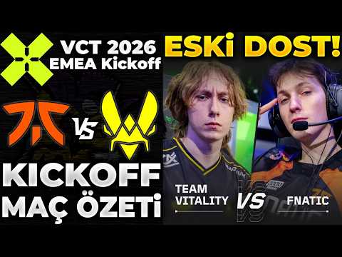 FNATIC vs TEAM VITALITY MATCH HIGHLIGHTS | VCT 2026 EMEA Kickoff