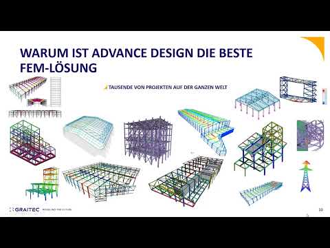 Webinar ≡ Stahl BIM: Advance Design, die Leistungsstarke FEM-Lösung für anspruchsvolle Stahlprojekte